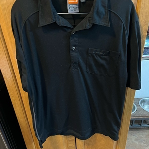 Merrell Men's‎ Black Opti-Wick Short Sleeve Pocket Front Polo Sz Large